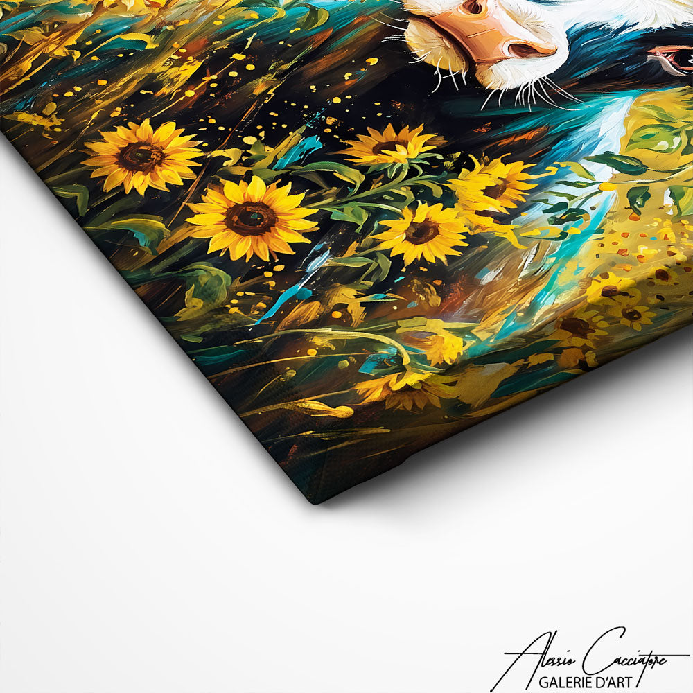 Art Mural Peinture Vache