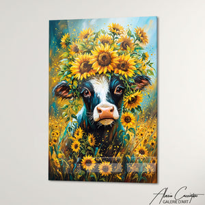 Cadre Peinture Vache