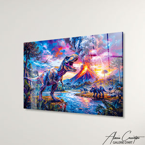 Cadre Dinosaure Bleu