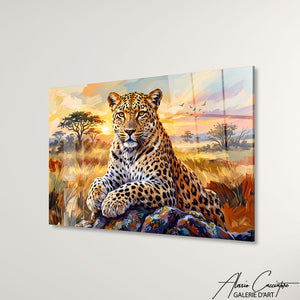 Art Mural Grand Tableau Leopard