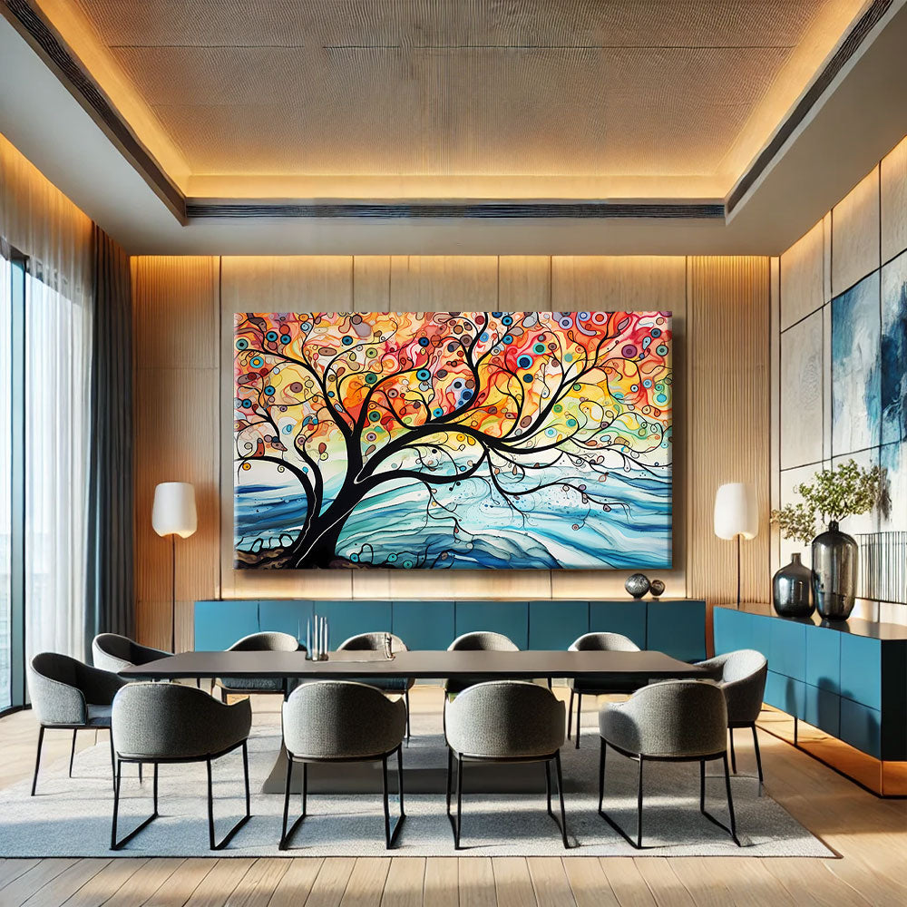 TABLEAU ARBRE DE VIE MODERNE
