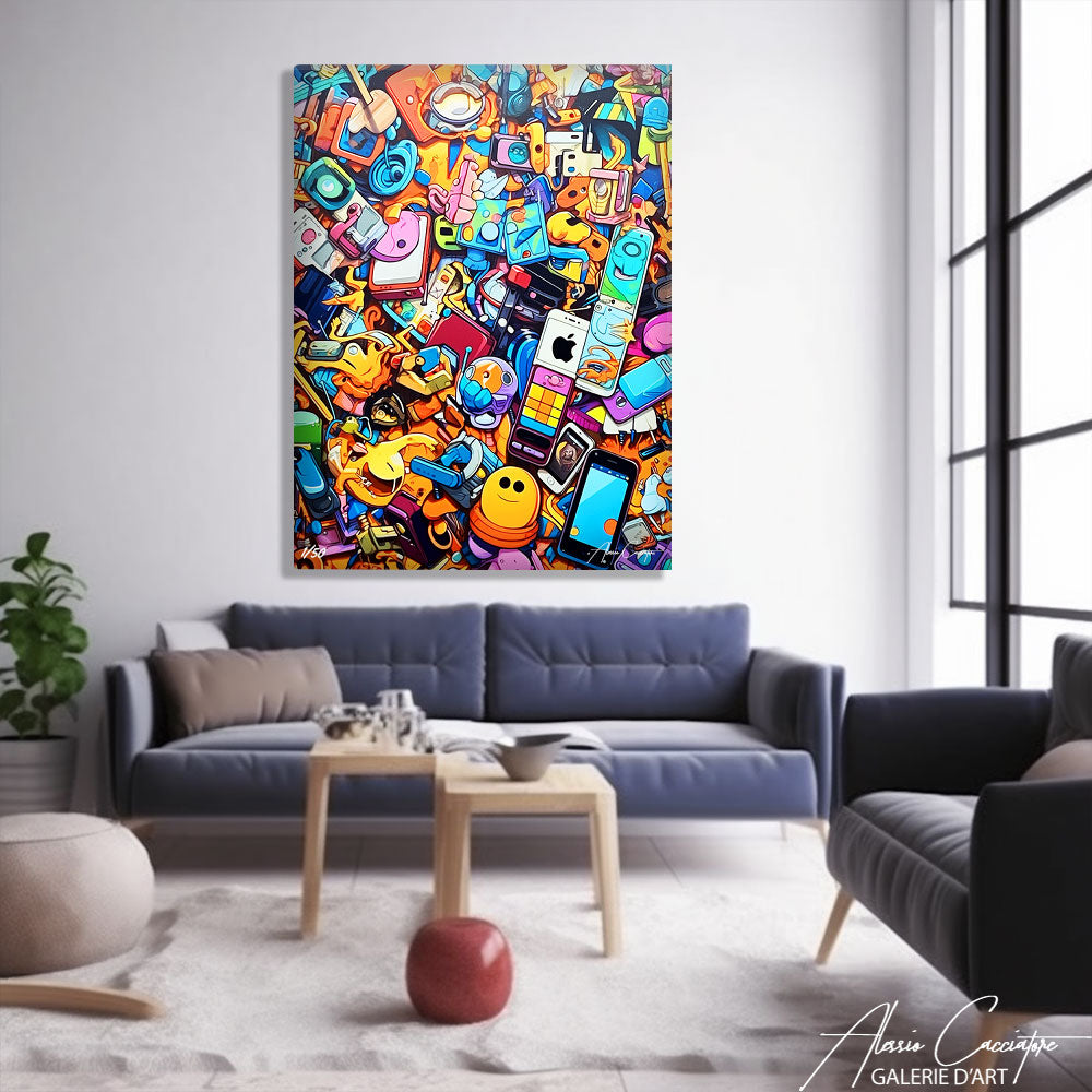 tableau pop art moderne