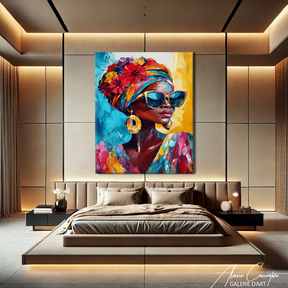 COOL WOMAN PAINTING 
