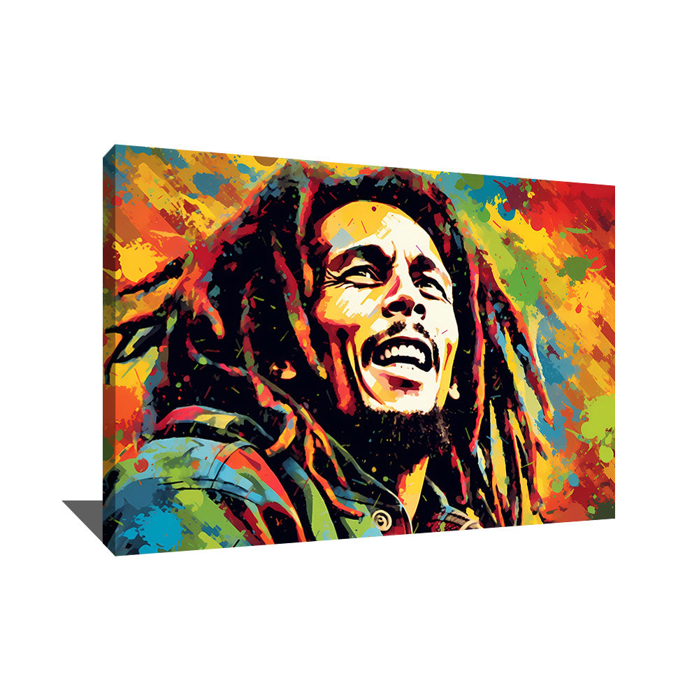 Gravure Artisanale Sur Verre Représentant Bob Marley - Faite Main - Neuf