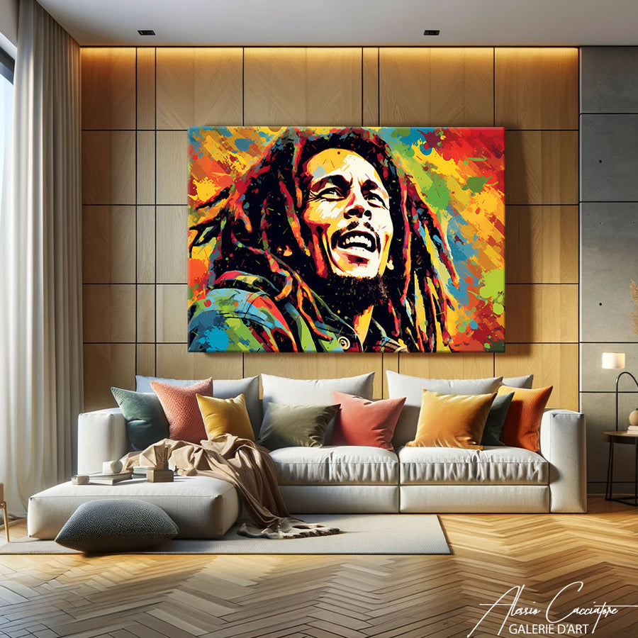 tableau bob marley – mise en situation