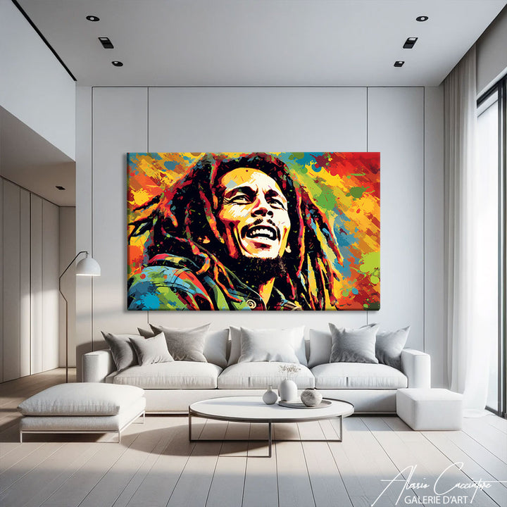 peinture bob marley