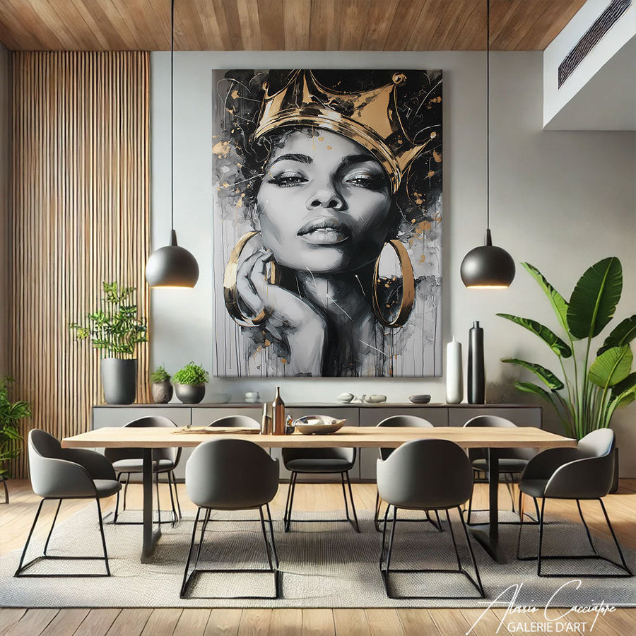 TABLEAU FEMME CHIC AlessioCacciatore – mise en situation