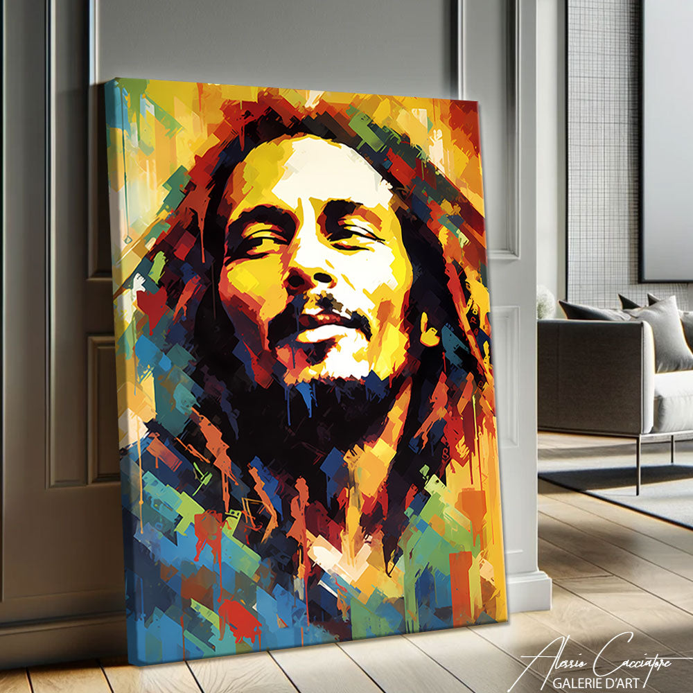 bob marley pop art