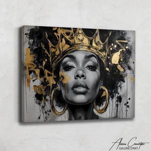 Tableau Africain Visage