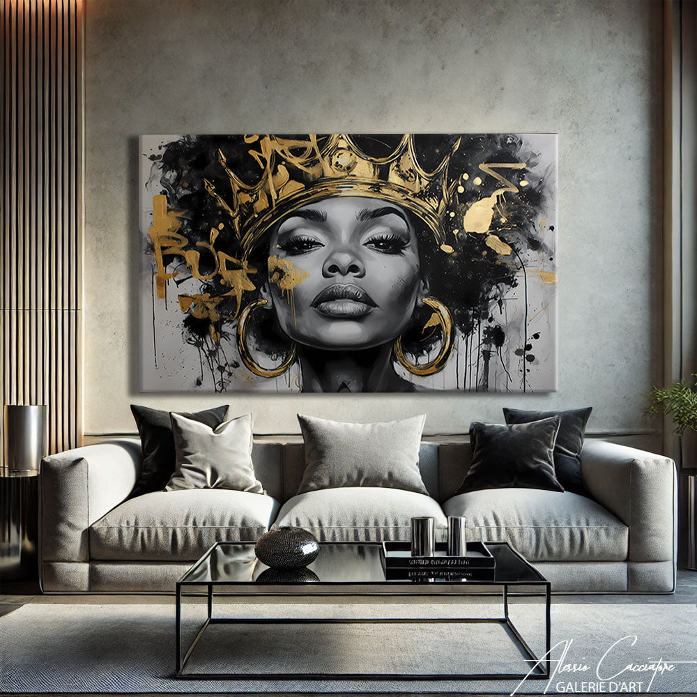 Tableau Visage Moderne