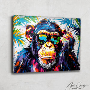 Tableau Mural Singe