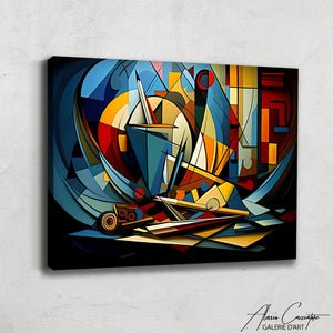 tableau art cubique