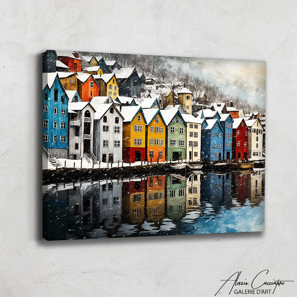 Tableau Paysage Enneigé