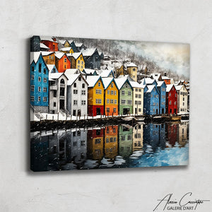 Tableau Paysage Enneigé