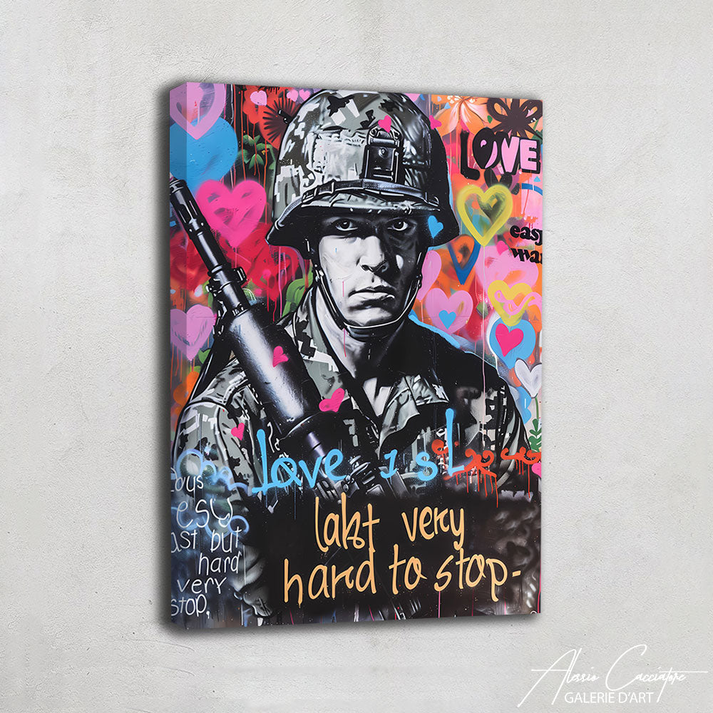 Tableau Graffiti Love