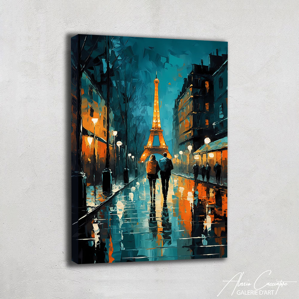 TABLEAU AQUARELLE PARIS