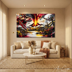 Peinture Murale Dinosaure
