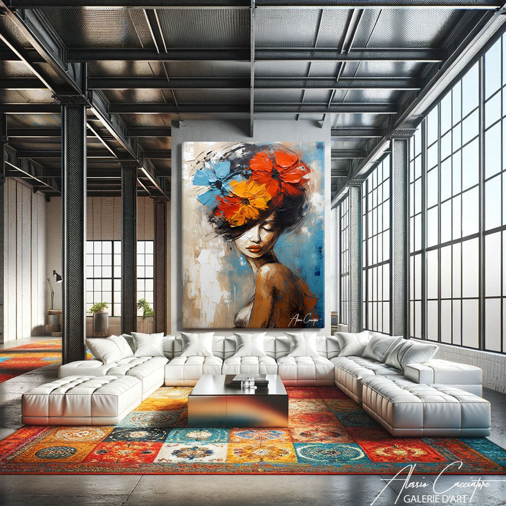 Tableau Femme Abstrait