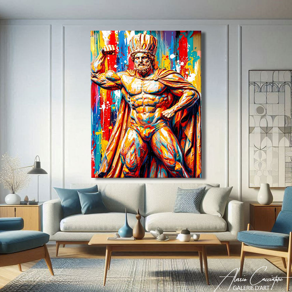 tableau dieu grecque