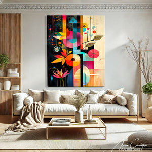 Tableau art moderne abstrait
