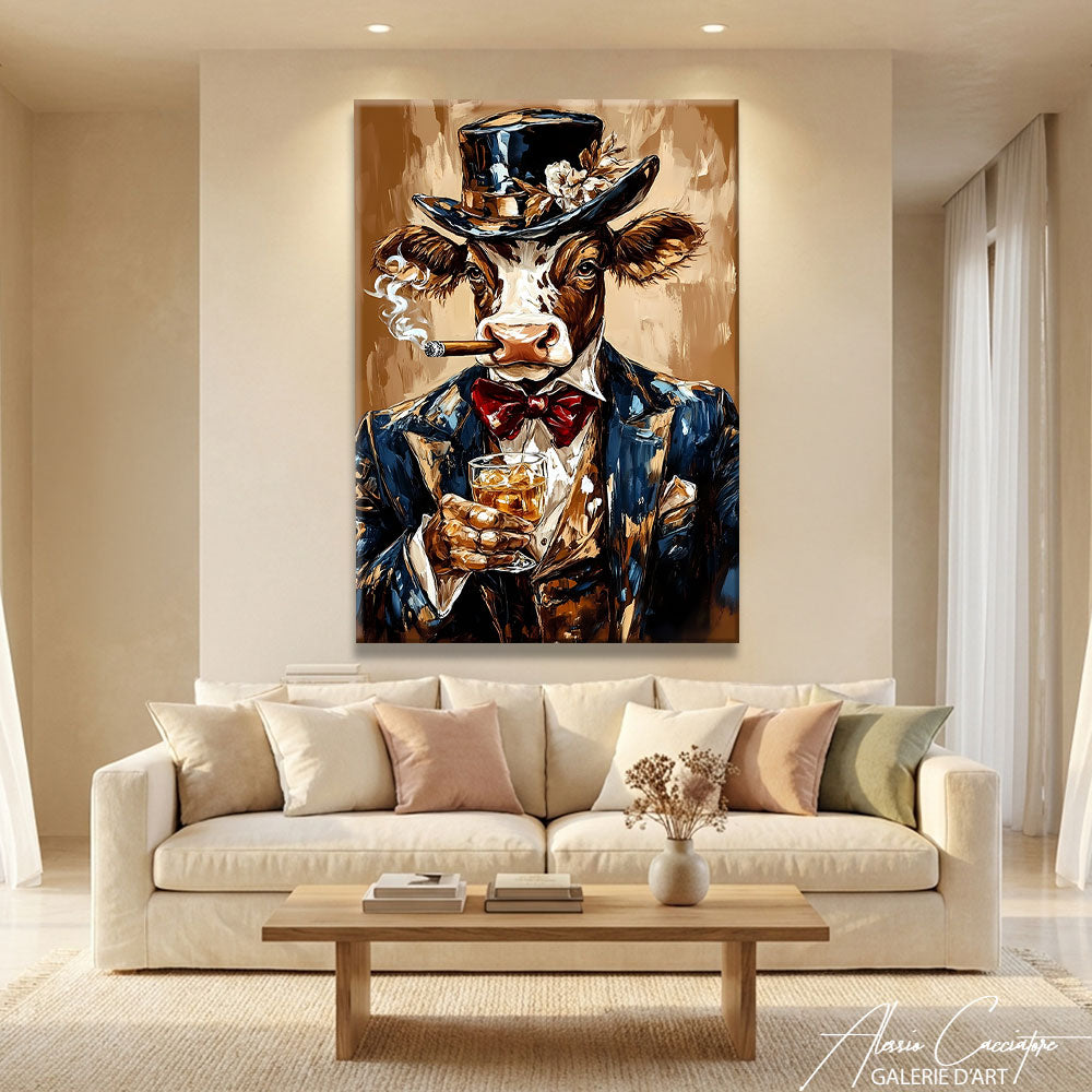 Peinture Vache Connu