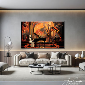 Grand Tableau Art Deco