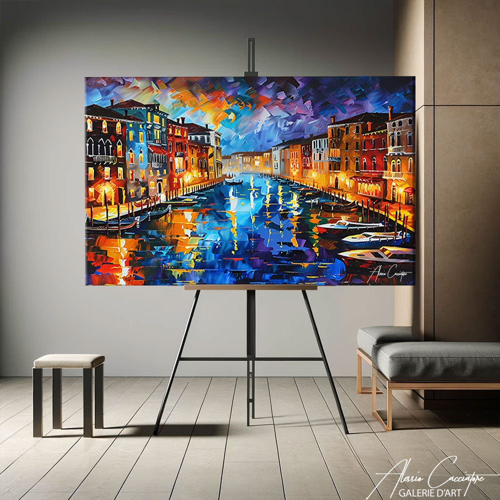 tableau coloré abstrait