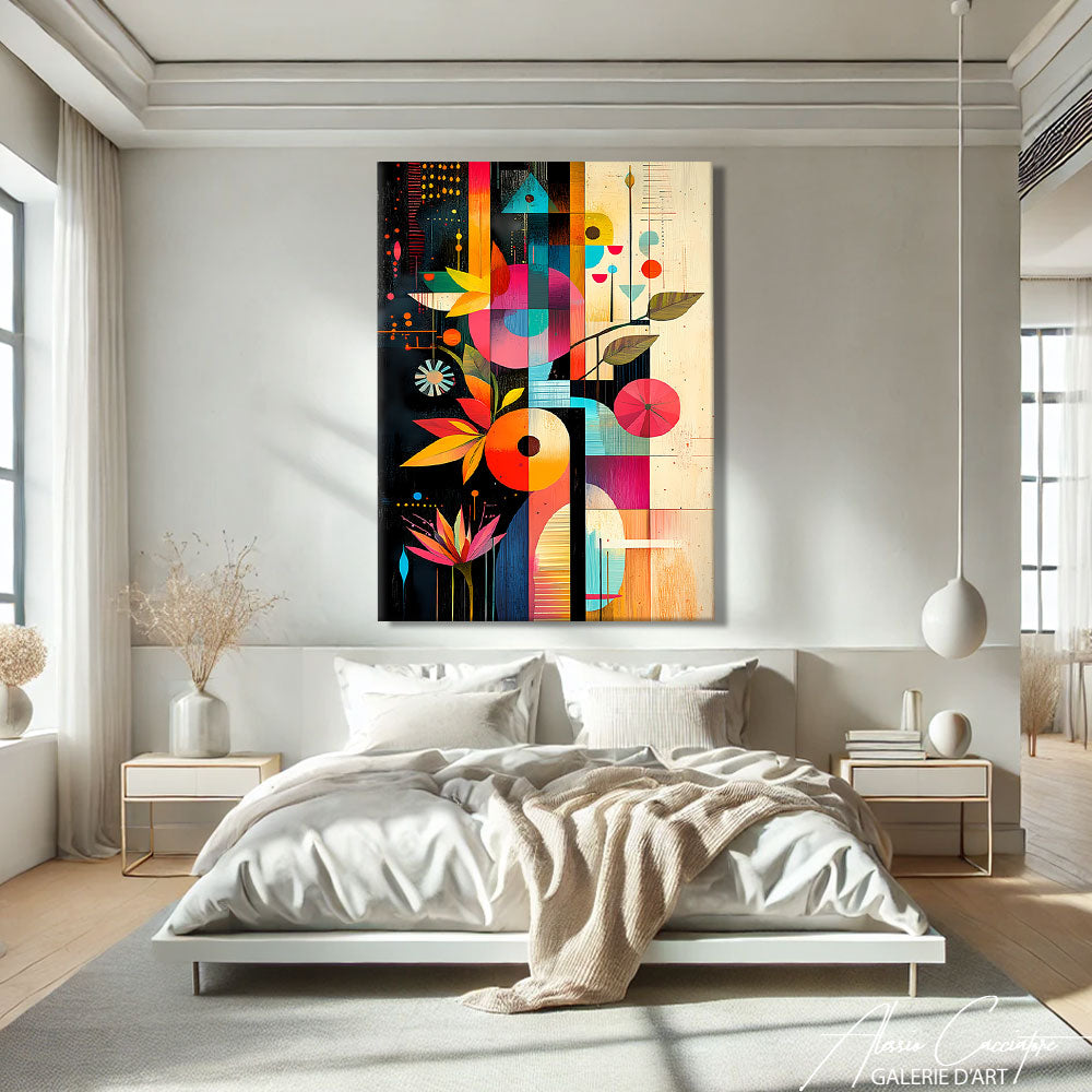 Tableau aquarelle moderne
