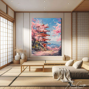 Peinture Jardin Japonais