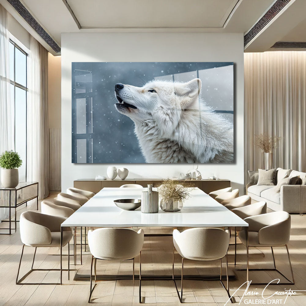 Tableau Plexiglass Loup