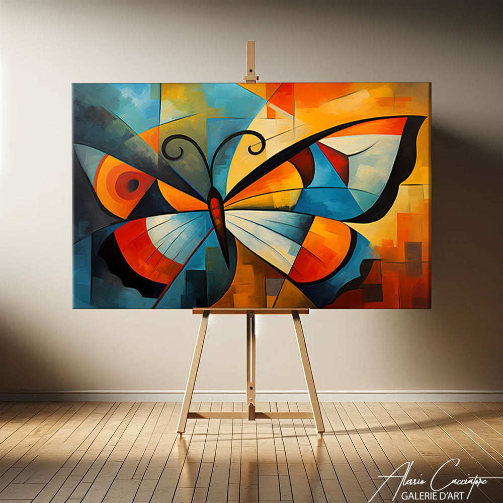 tableau papillon couleur