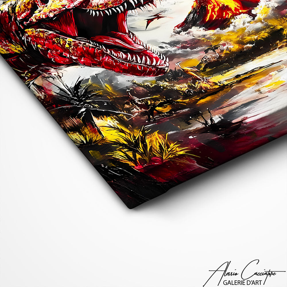 Art Mural Murale Dinosaure