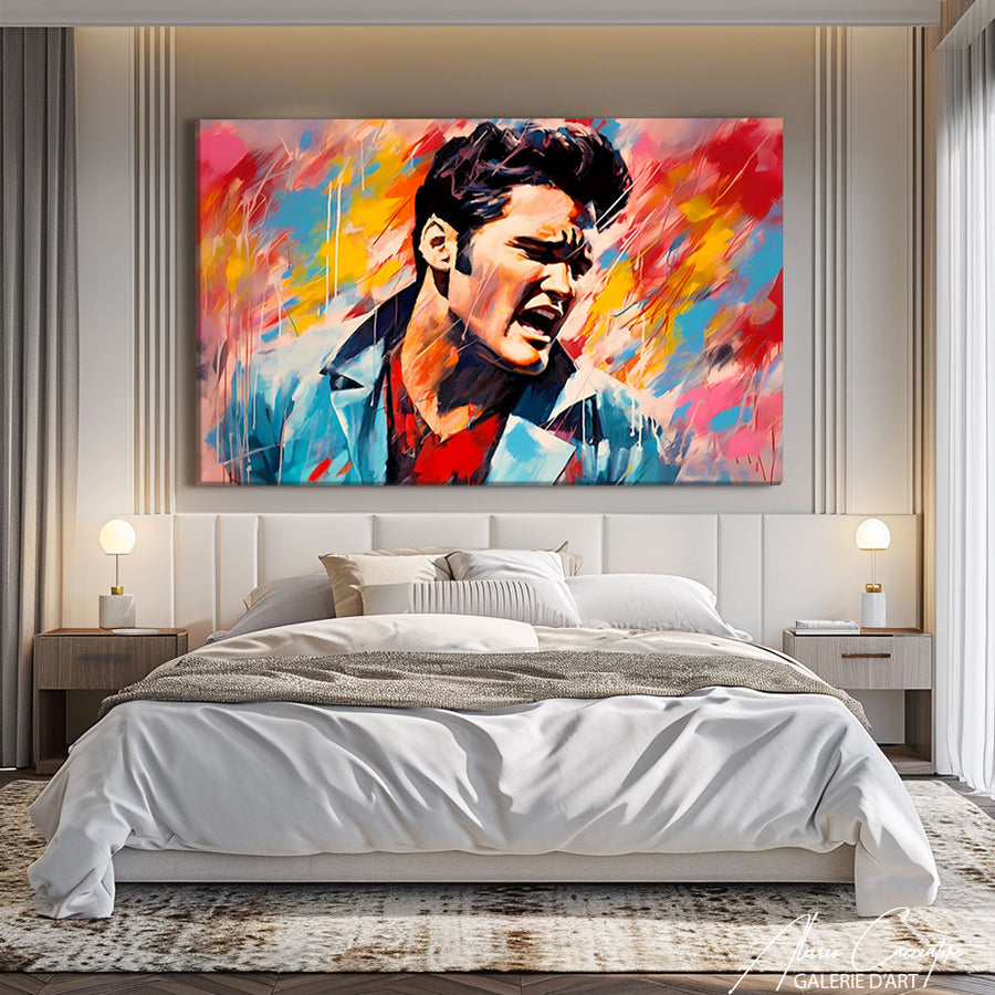 tableau elvis presley – mise en situation