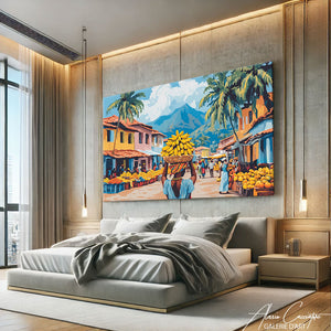 Tableau Africain Coloré