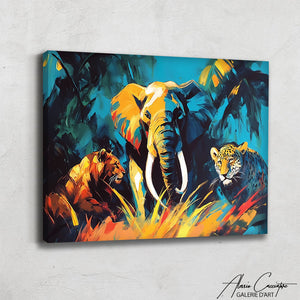 TABLEAU AFRIQUE ANIMAUX