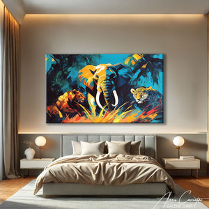 TABLEAU AFRIQUE ANIMAUX