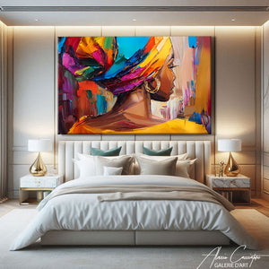 Tableau Africain Coloré