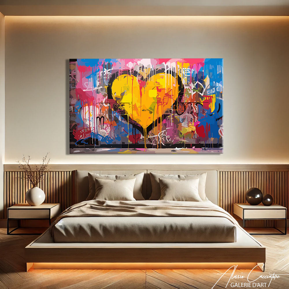 TABLEAU STREET ART MODERNE
