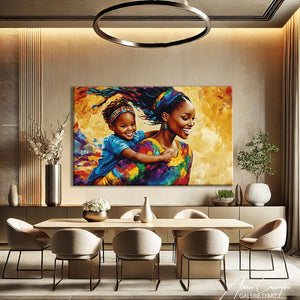 Tableau Afrique Coloré
