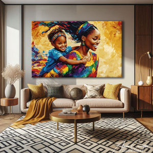 Tableau Mere Africaine