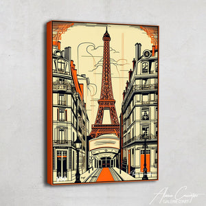 tableau ancien paris