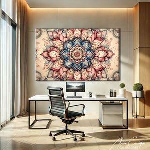 Mandala sur toile
