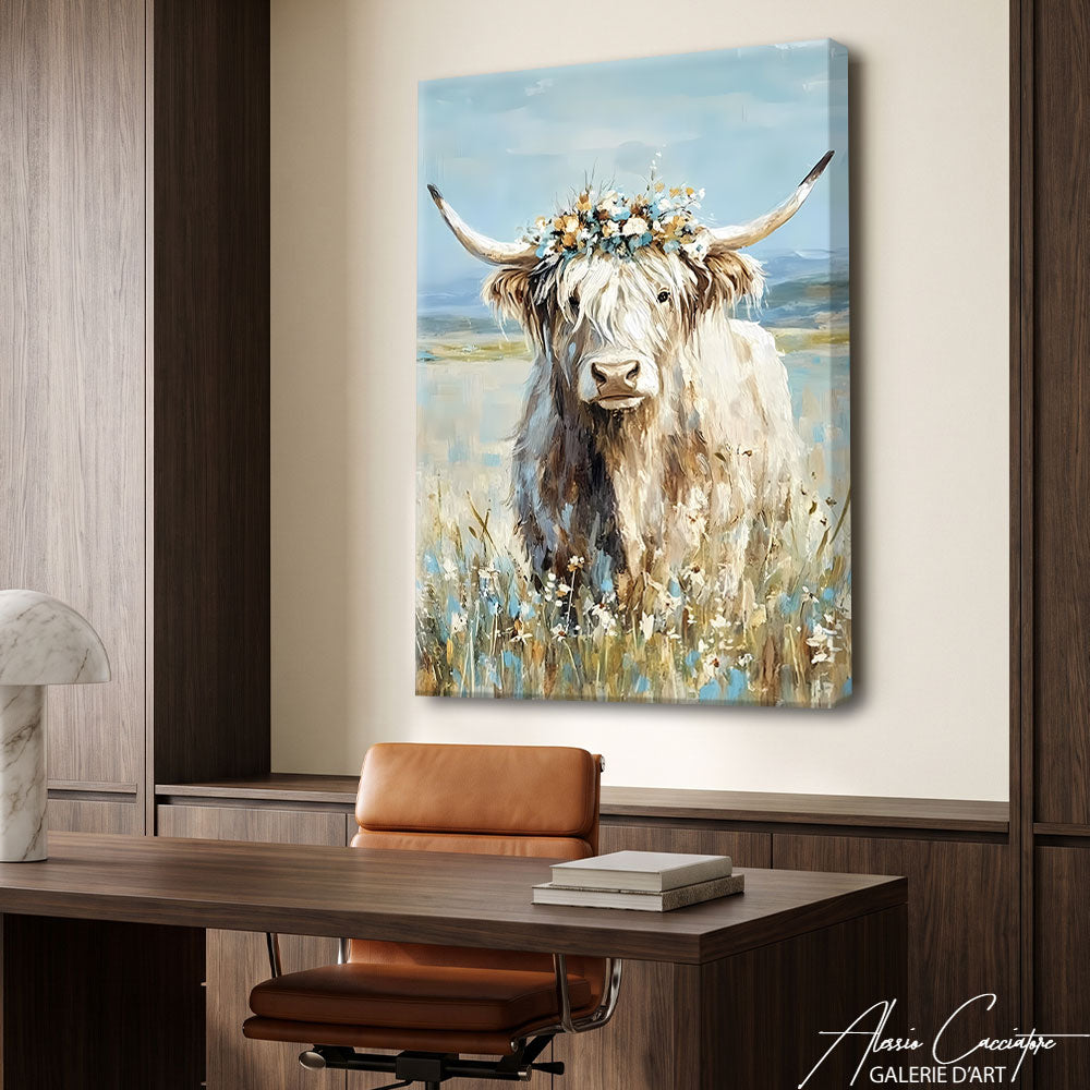 Affiche Vache Tableau