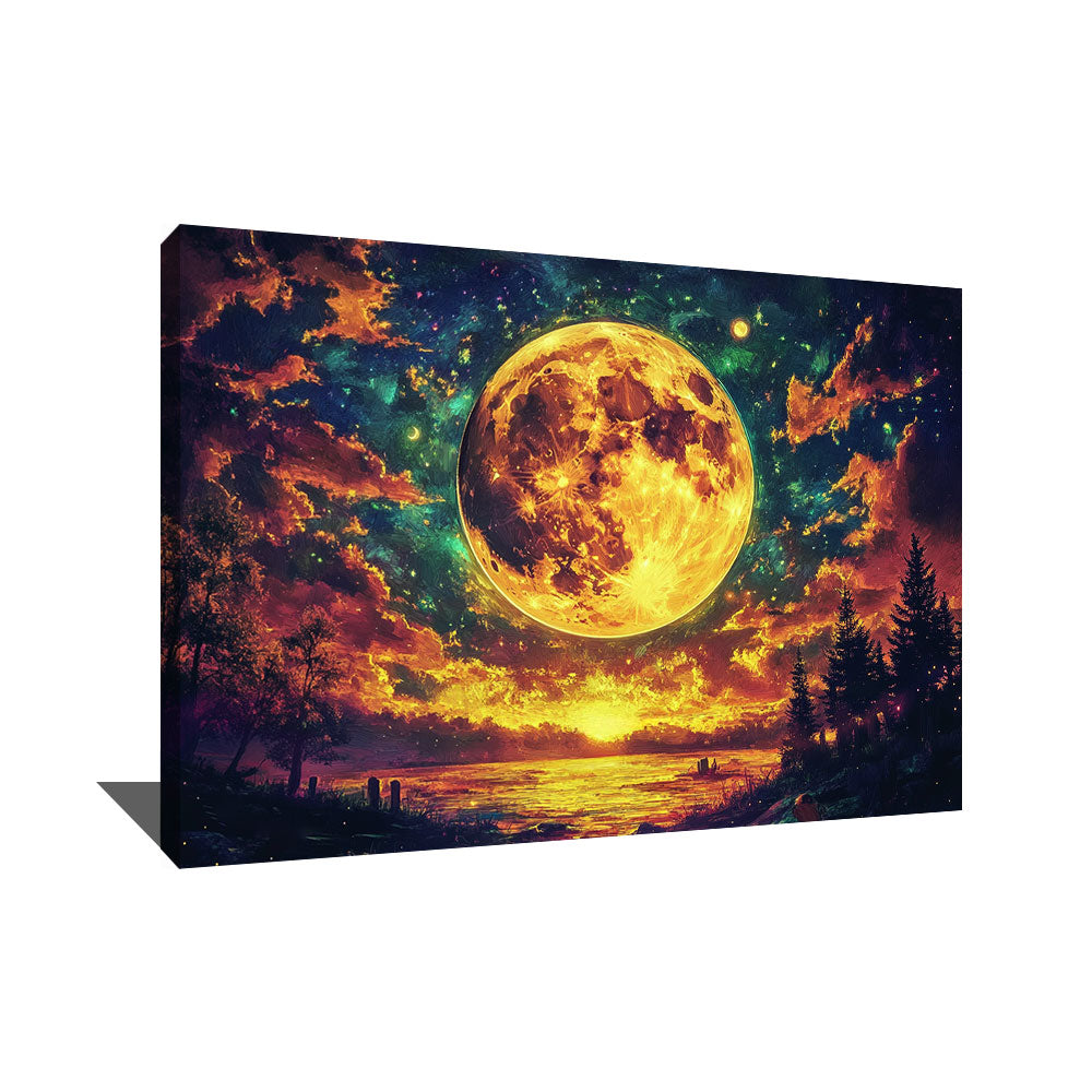 TABLEAU LUNE FANTAISIE