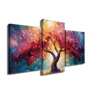 TABLEAU ARBRE DE VIE EN TRIPTYQUE