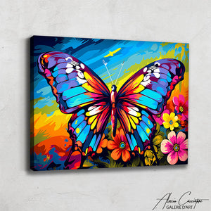Peinture Papillon Symétrie