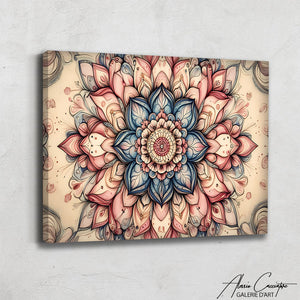 Tableau Mandala Rose