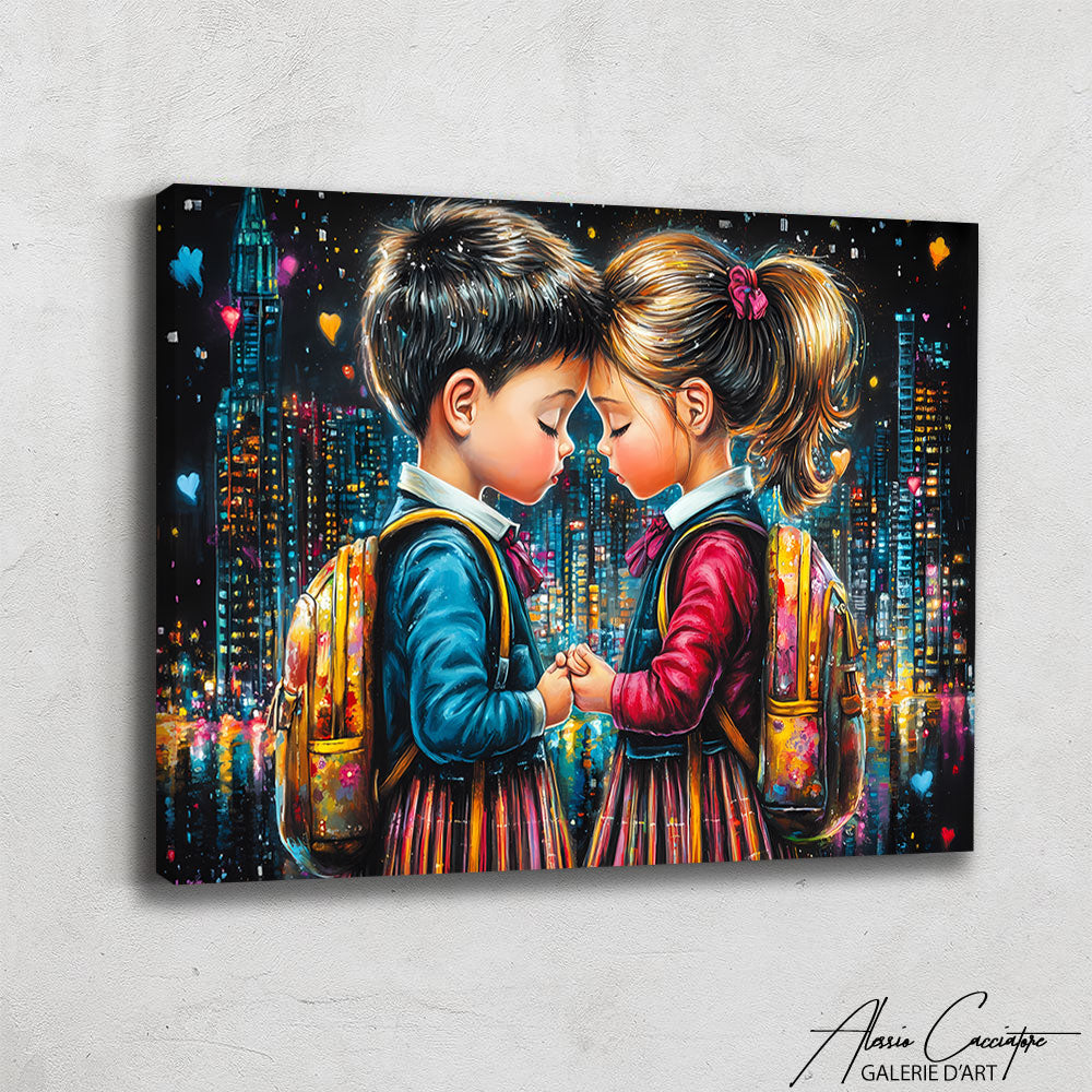Couple Peinture Romantique