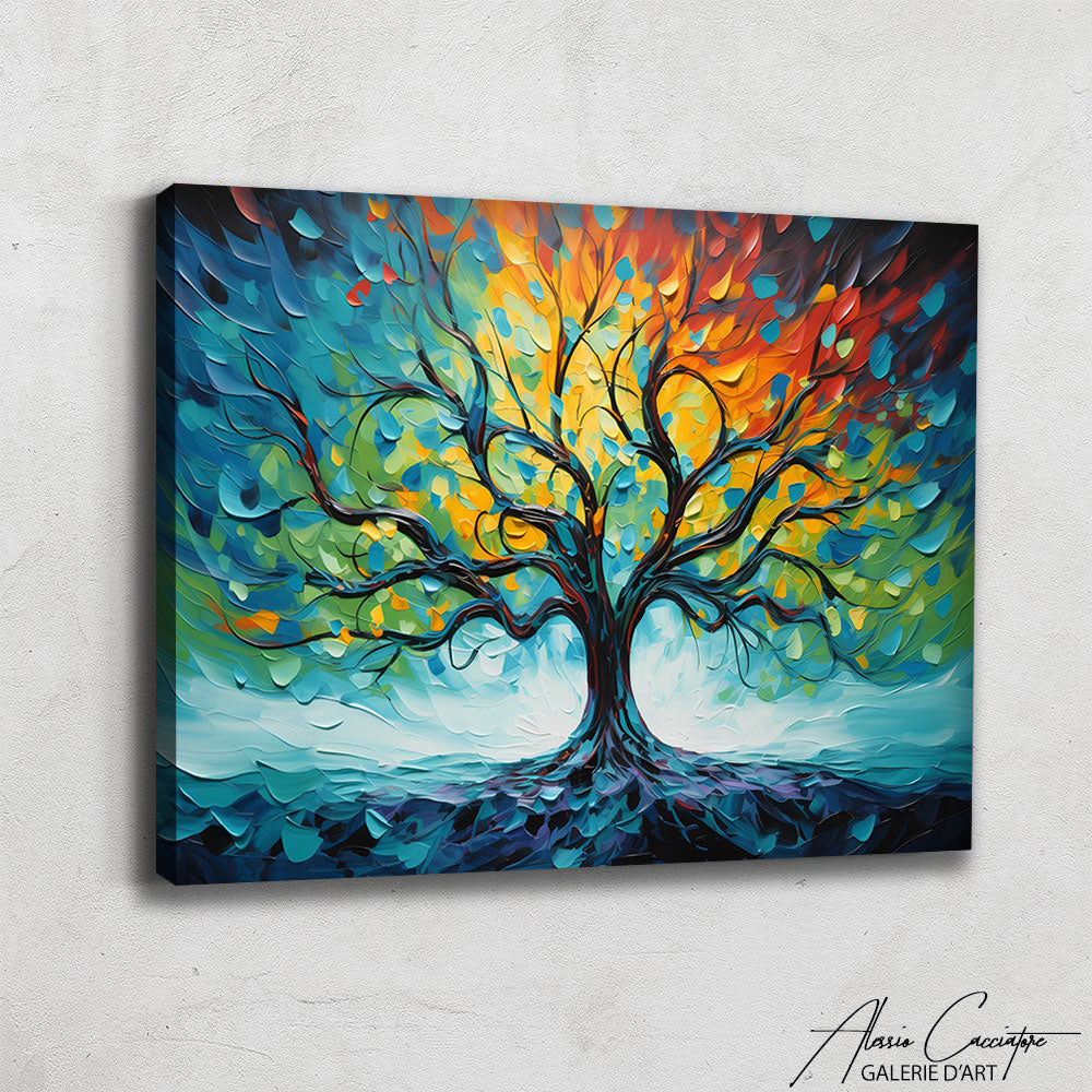 toile peinture arbre de vie