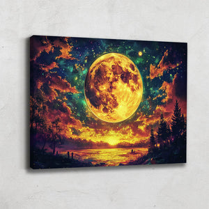 TABLEAU LUNE FANTAISIE